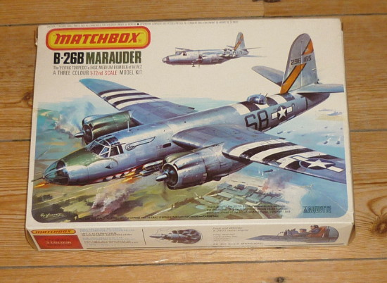 Old Matchbox 1/72 Scale Martin B-26B Marauder (PK-407) | EBay